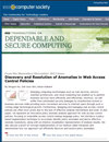 IEEE Transactions on Dependable and Secure Computing杂志封面